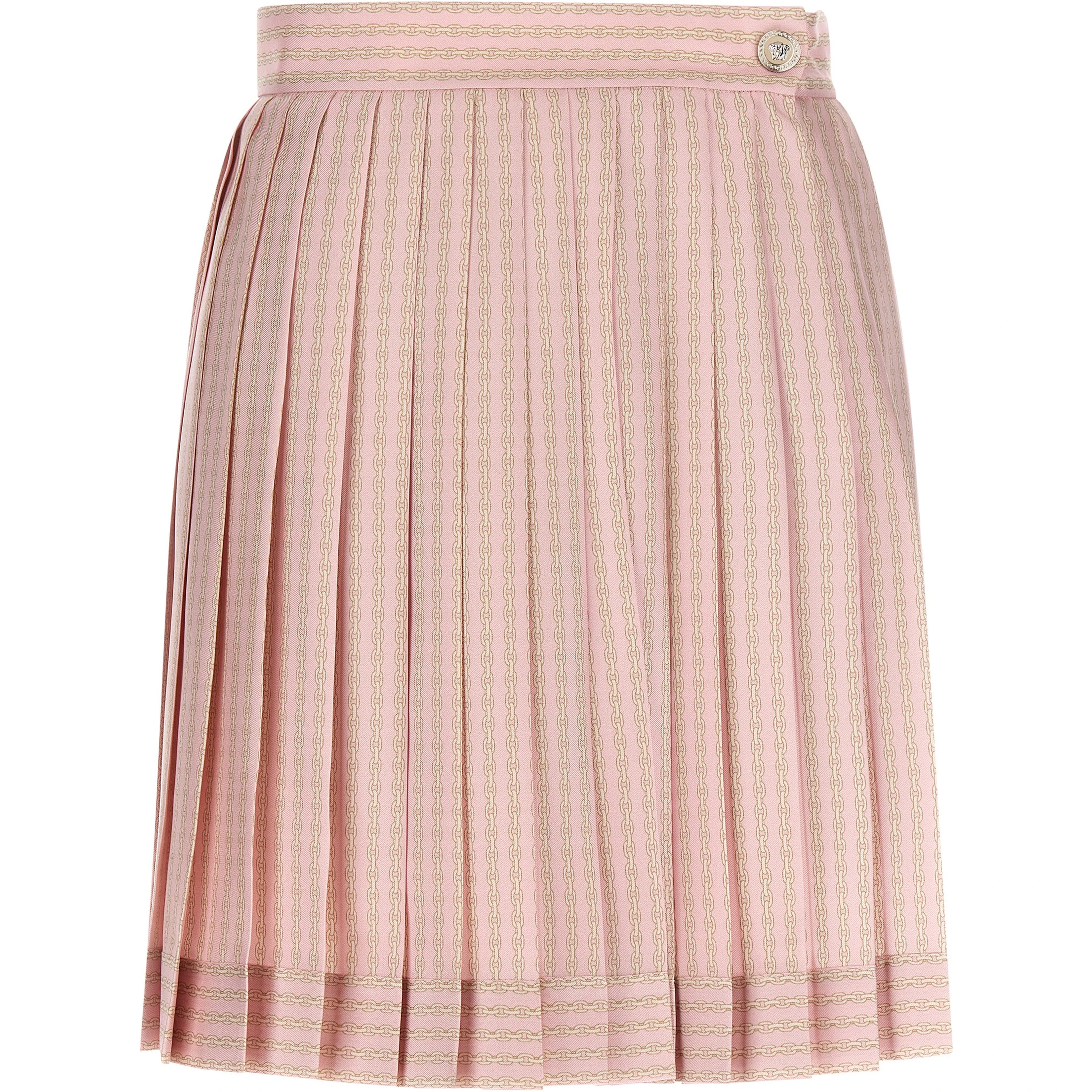 Multicolor Silk Long Skirt