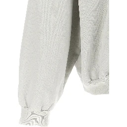 White Cotton Sweatshirt