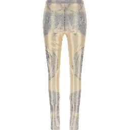 Multicolor Polyester Leggings