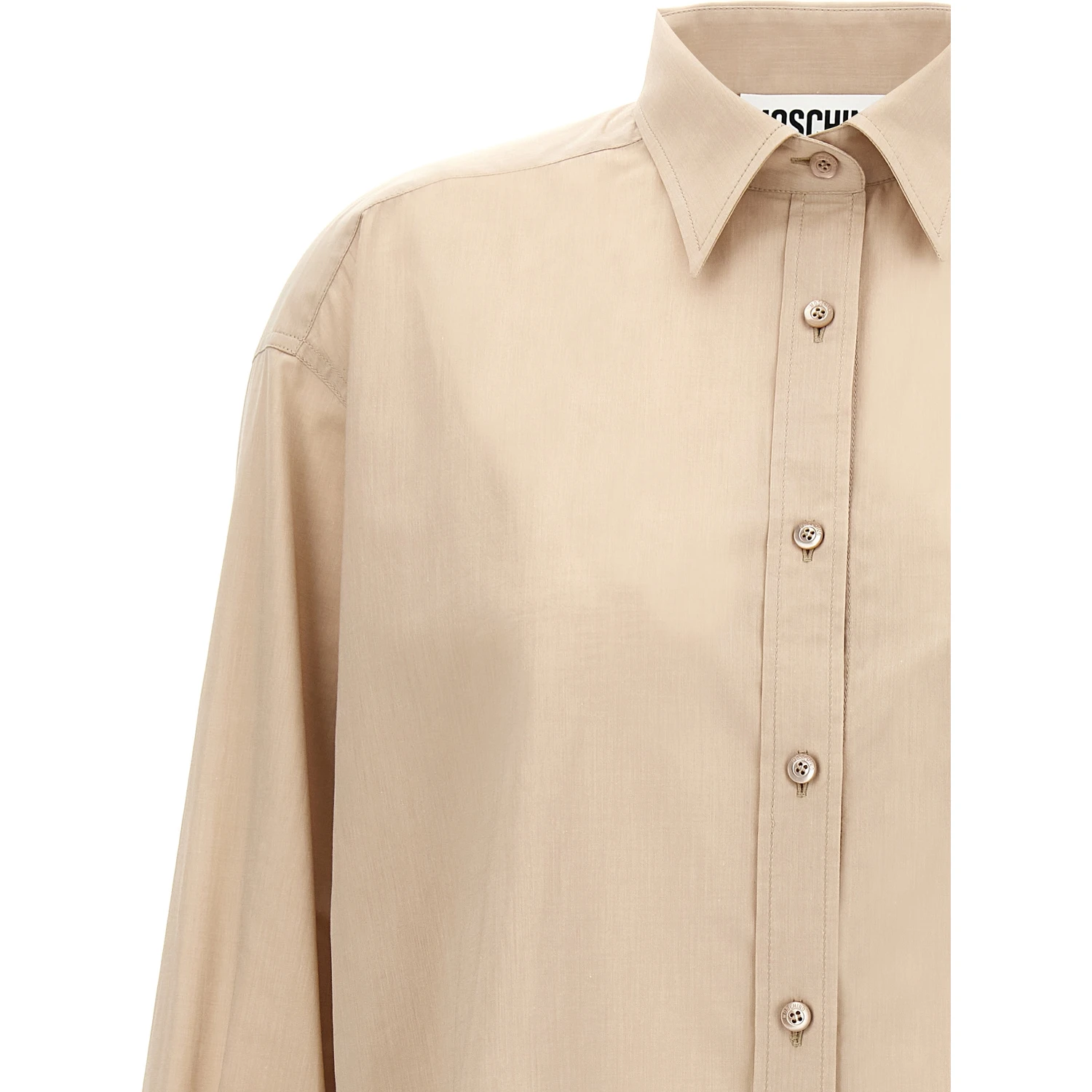 Beige Cotton Blouse