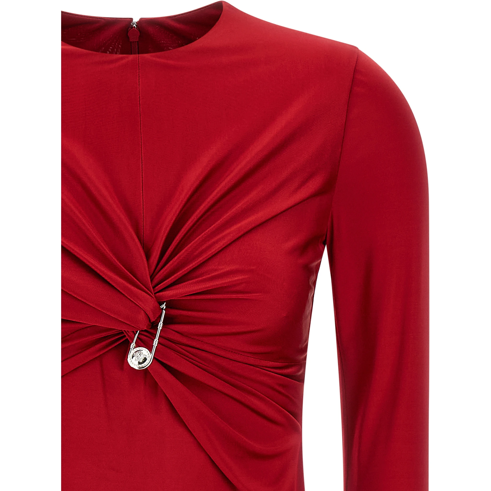 Multicolor Viscose Midi Dress