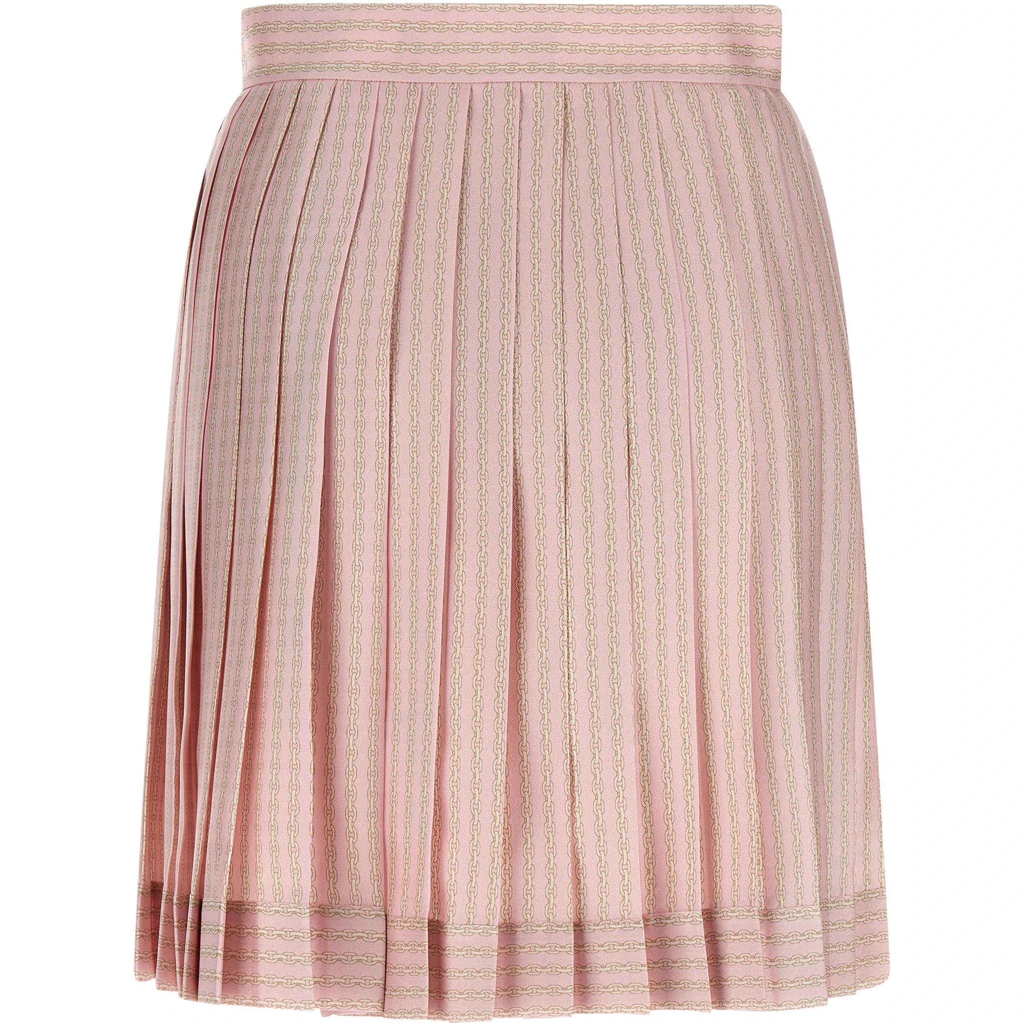 Multicolor Silk Long Skirt