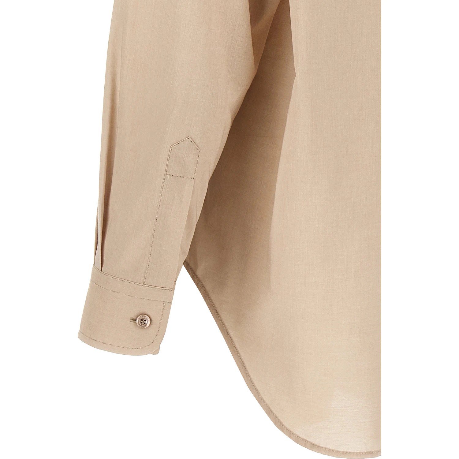 Beige Cotton Blouse
