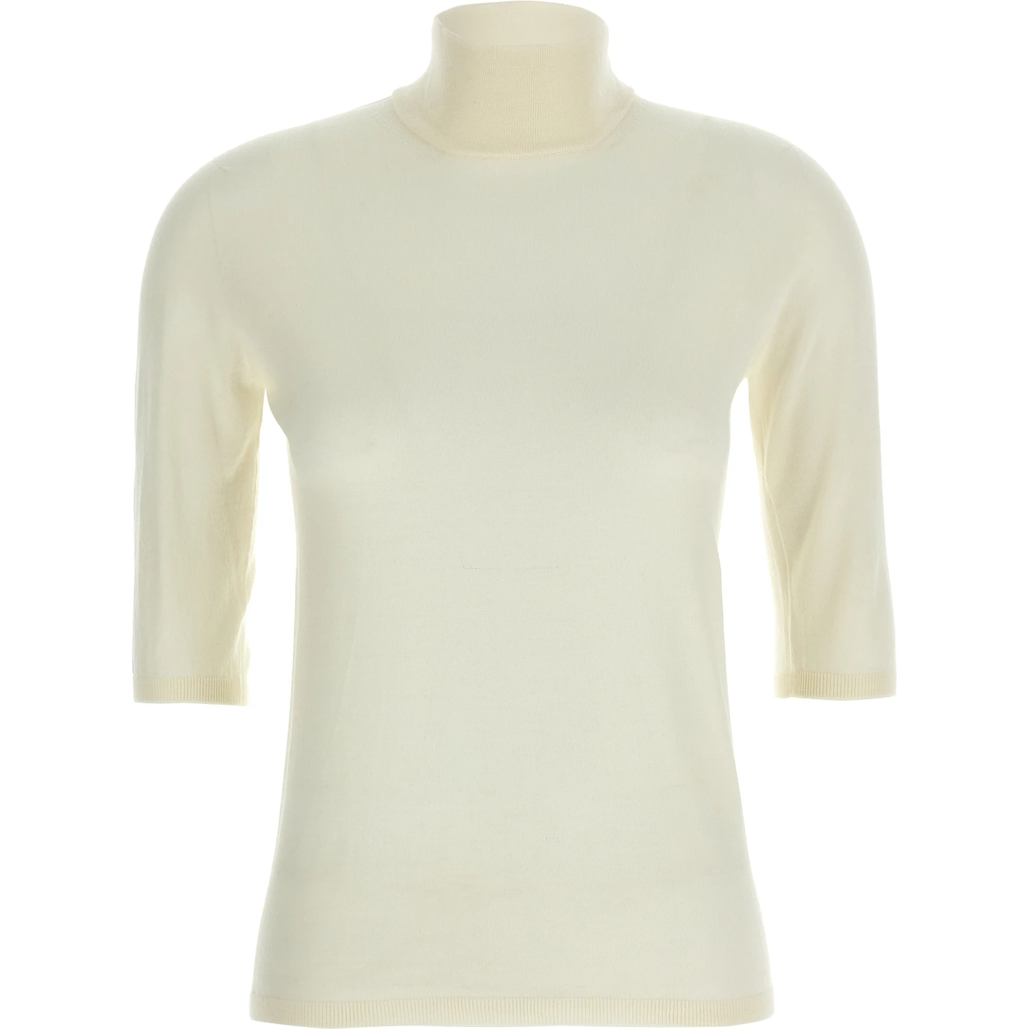 White Virgin Wool Cardigan