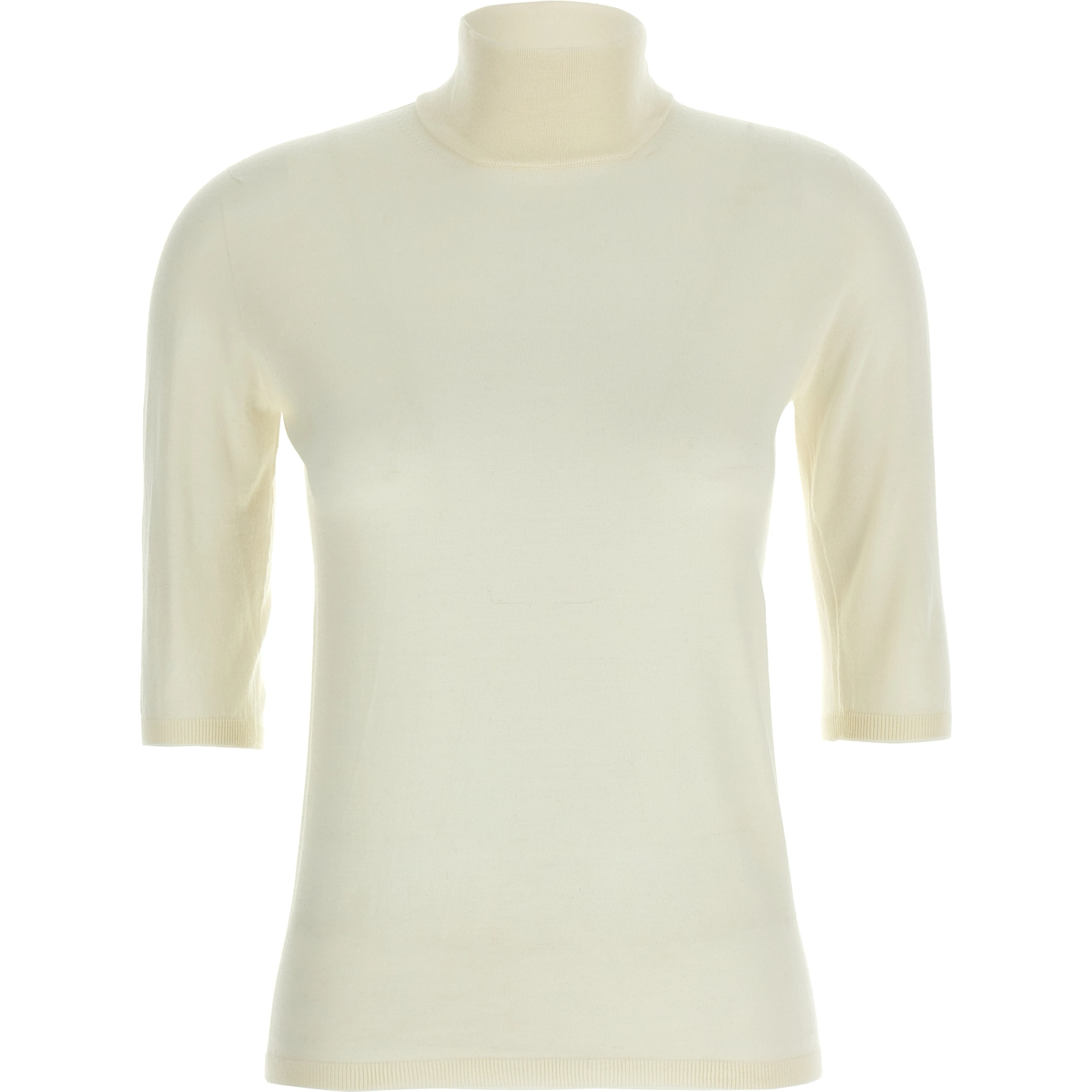 White Virgin Wool Cardigan