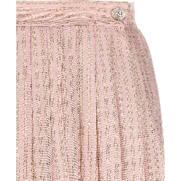 Multicolor Silk Long Skirt