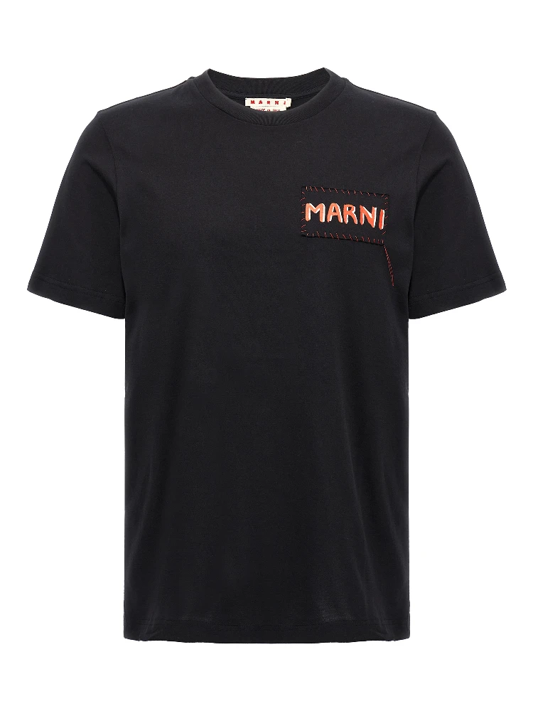 Black Cotton T-Shirt
