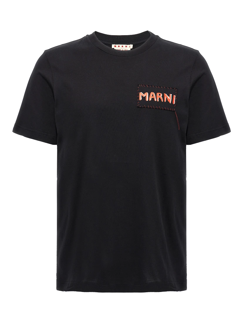 Black Cotton T-Shirt