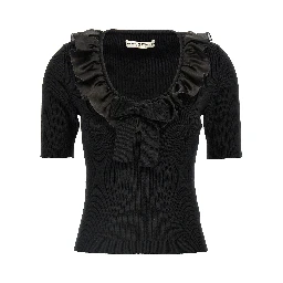 Black Wool T-Shirt