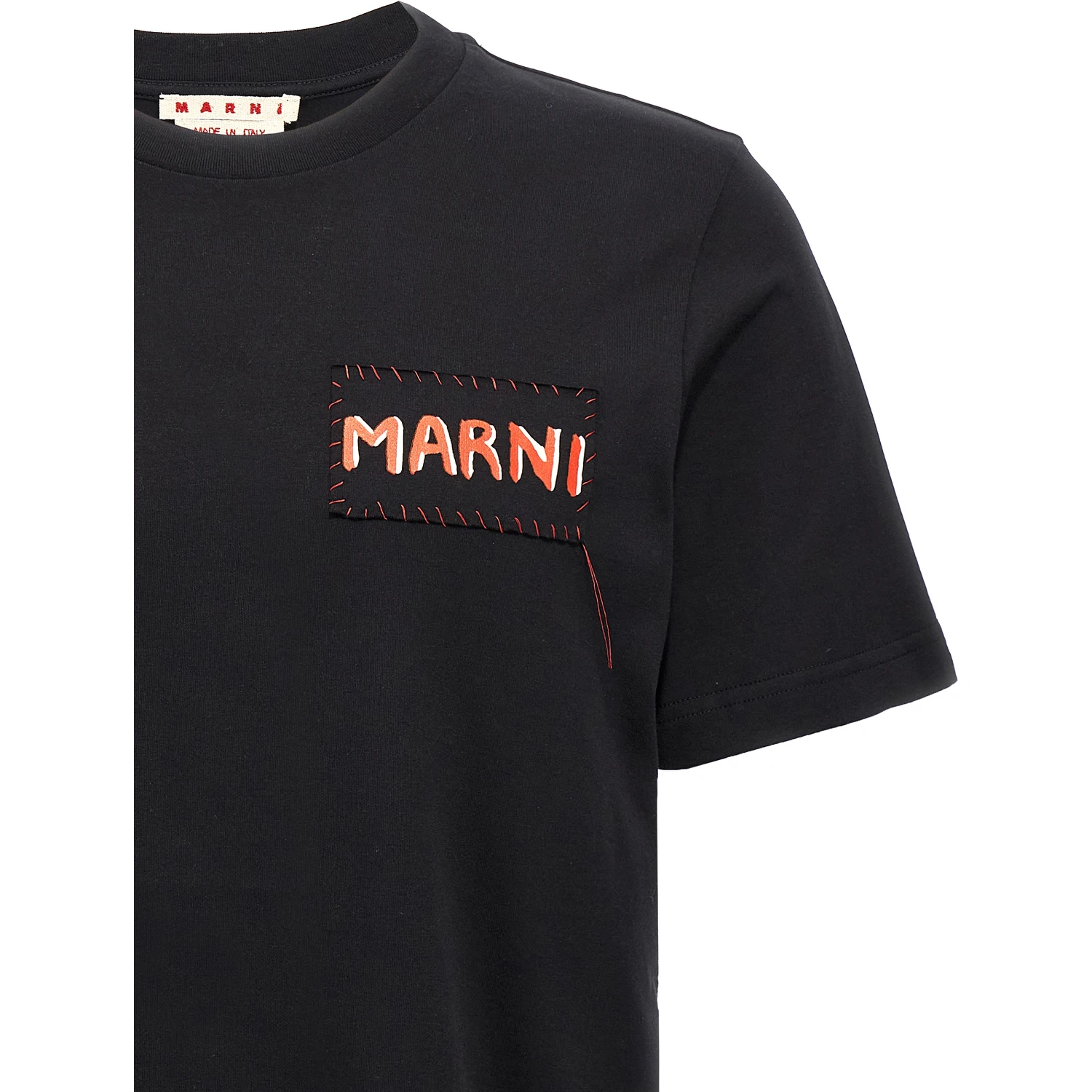 Black Cotton T-Shirt