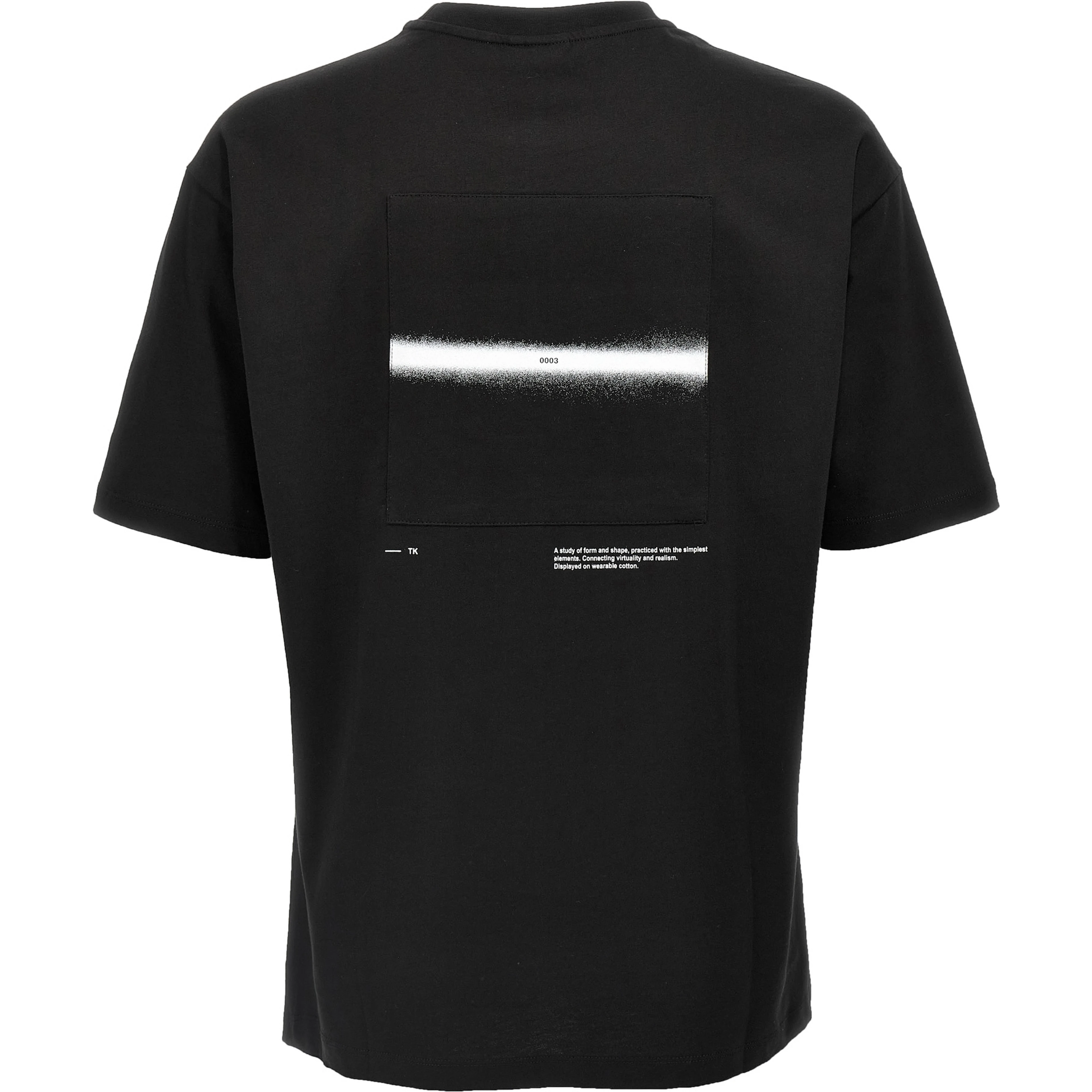Black Cotton T-Shirt