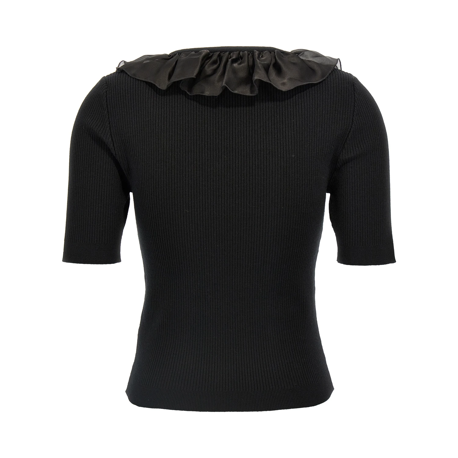 Black Wool T-Shirt