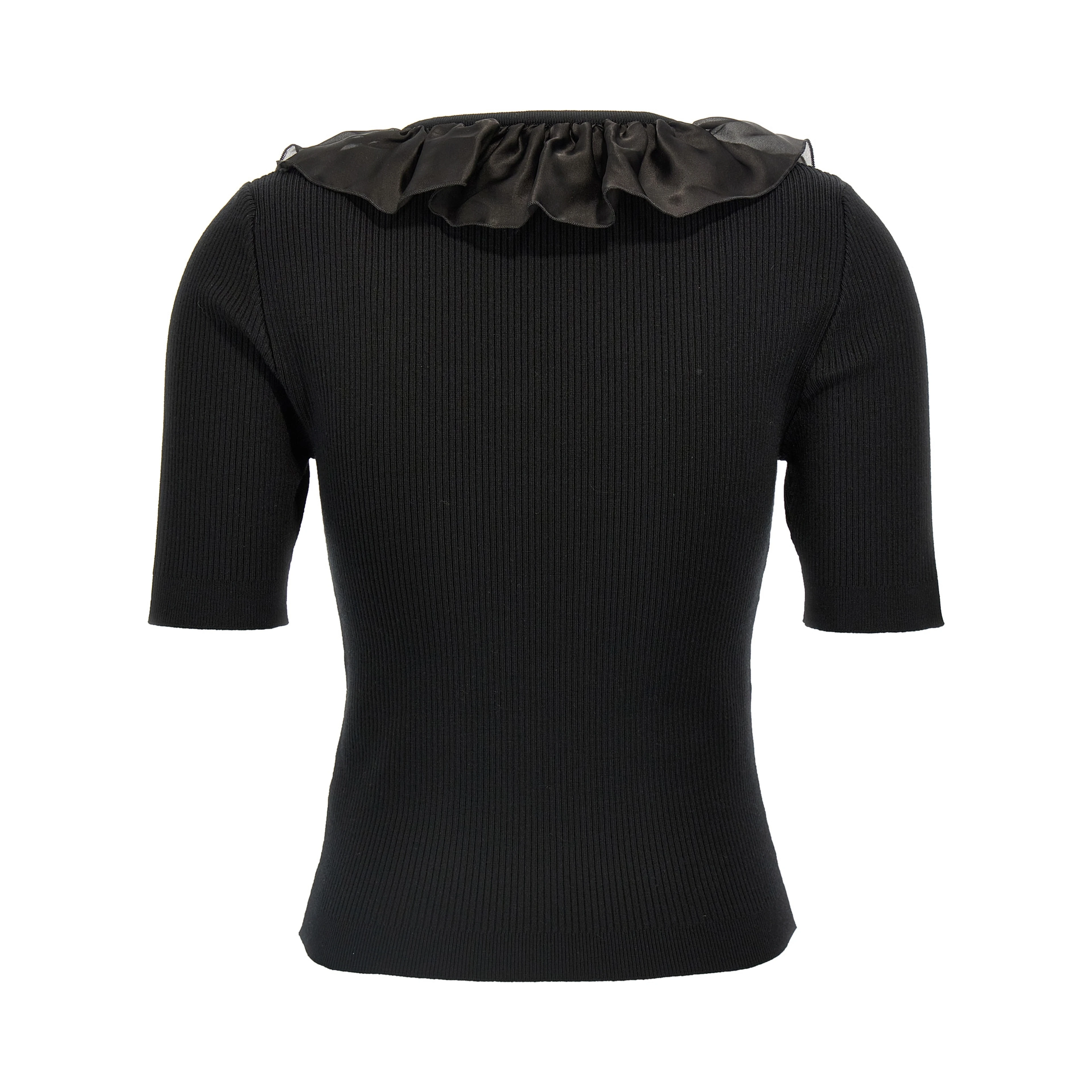 Black Wool T-Shirt