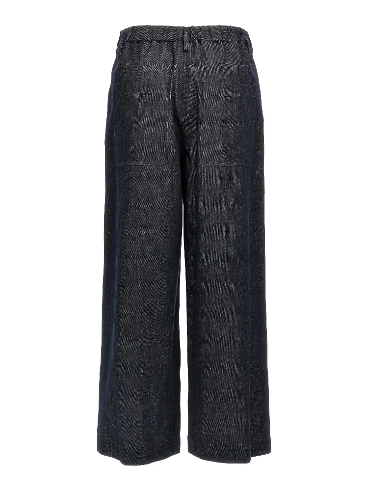 Blue Cotton Casual Pants alternative