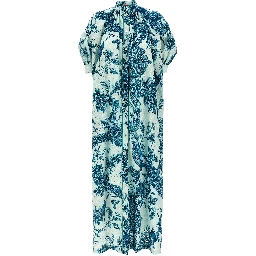 Multicolor Cotton Long Dress