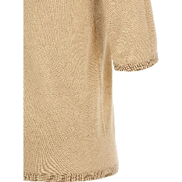 Beige Virgin Wool Cardigan