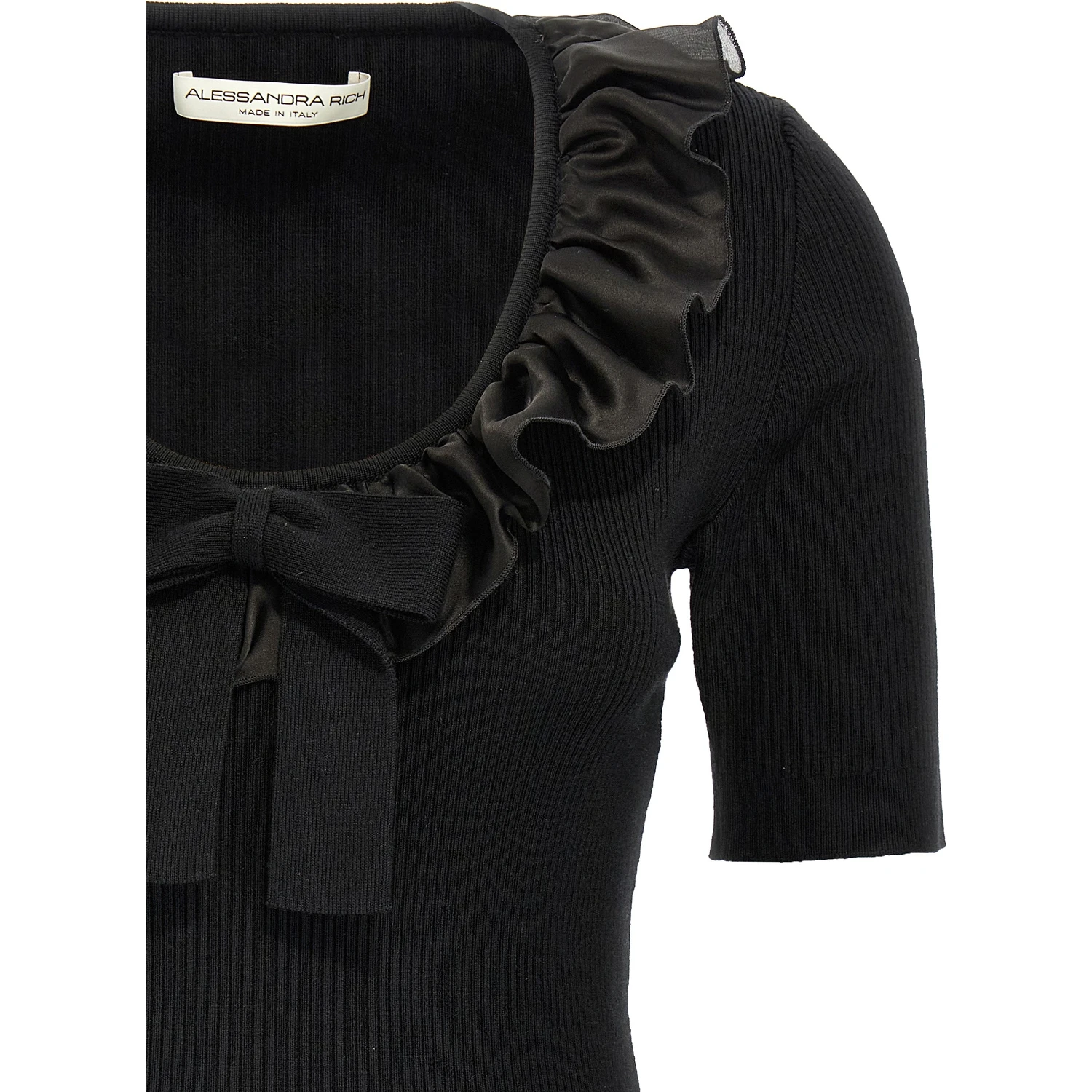 Black Wool T-Shirt