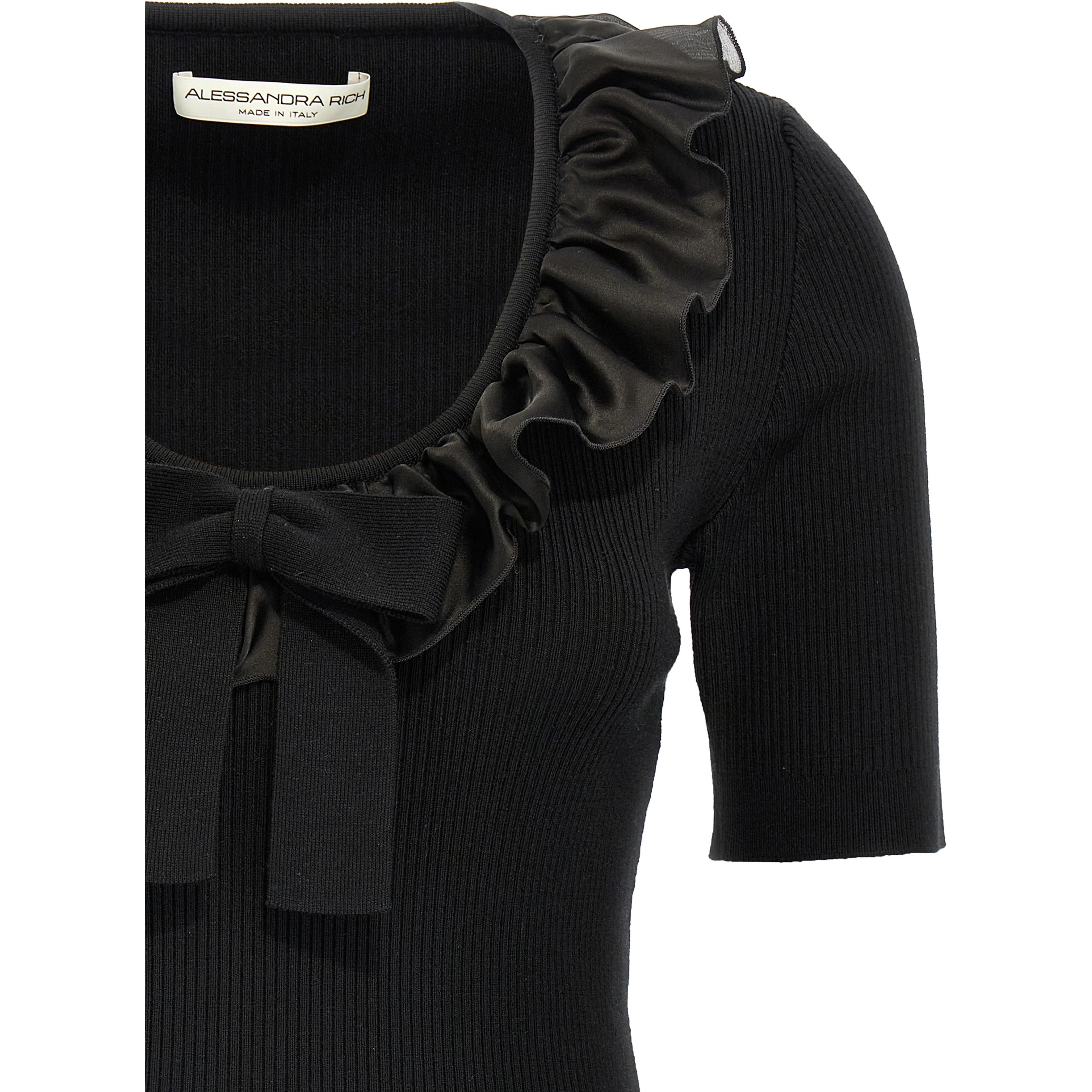 Black Wool T-Shirt