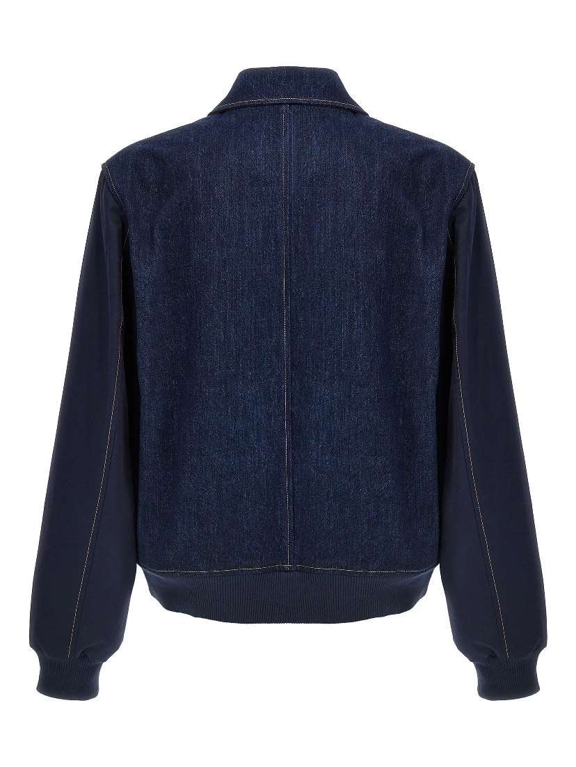 Blue Cotton Denim Jacket