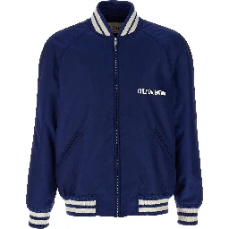 Blue Polyamide Bomber