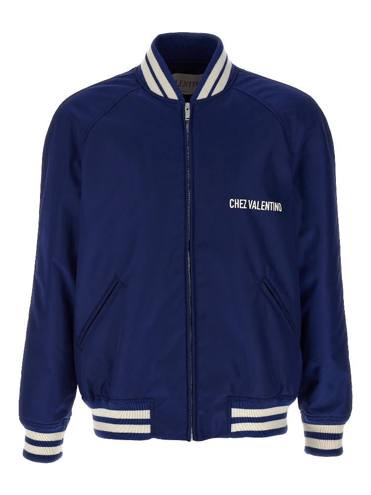 Blue Polyamide Bomber