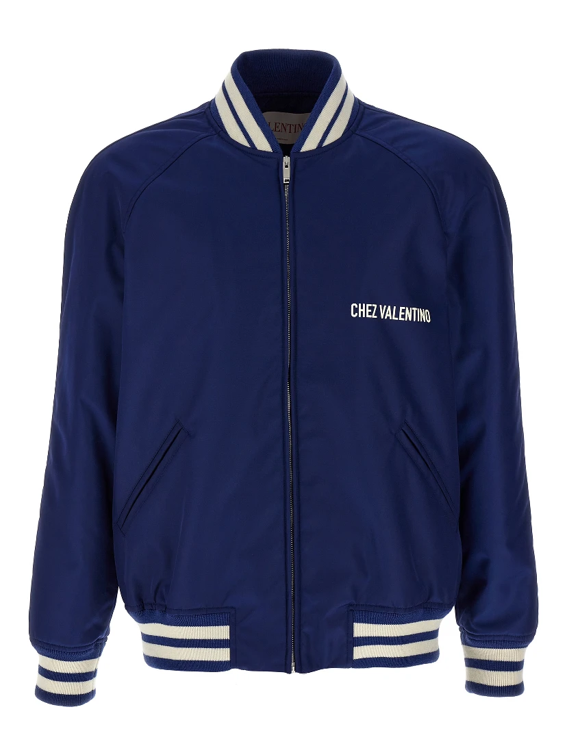 Blue Polyamide Bomber