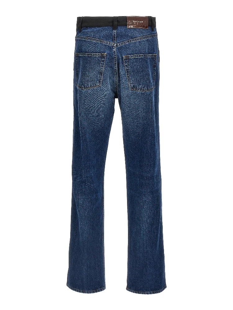 Blue Cotton Straight-Leg Jeans alternative