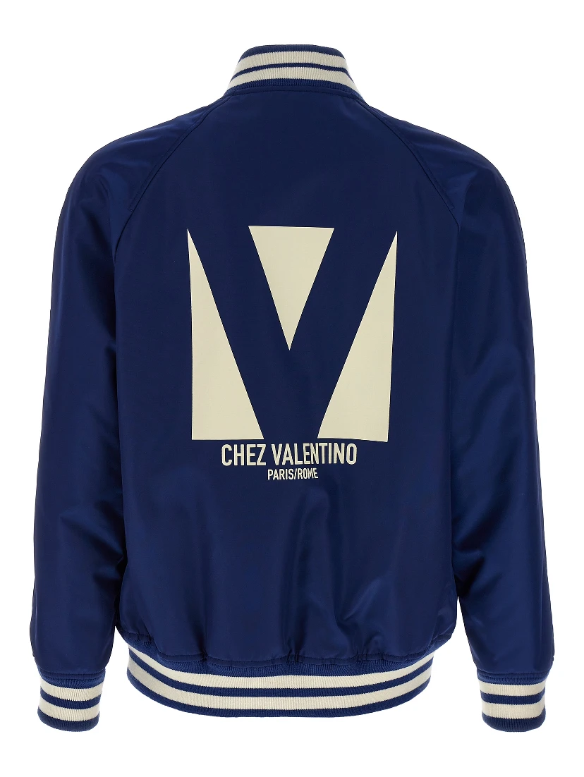 Blue Polyamide Bomber