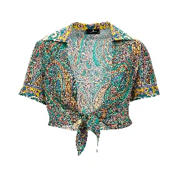 Multicolor Silk Pattern Shirt