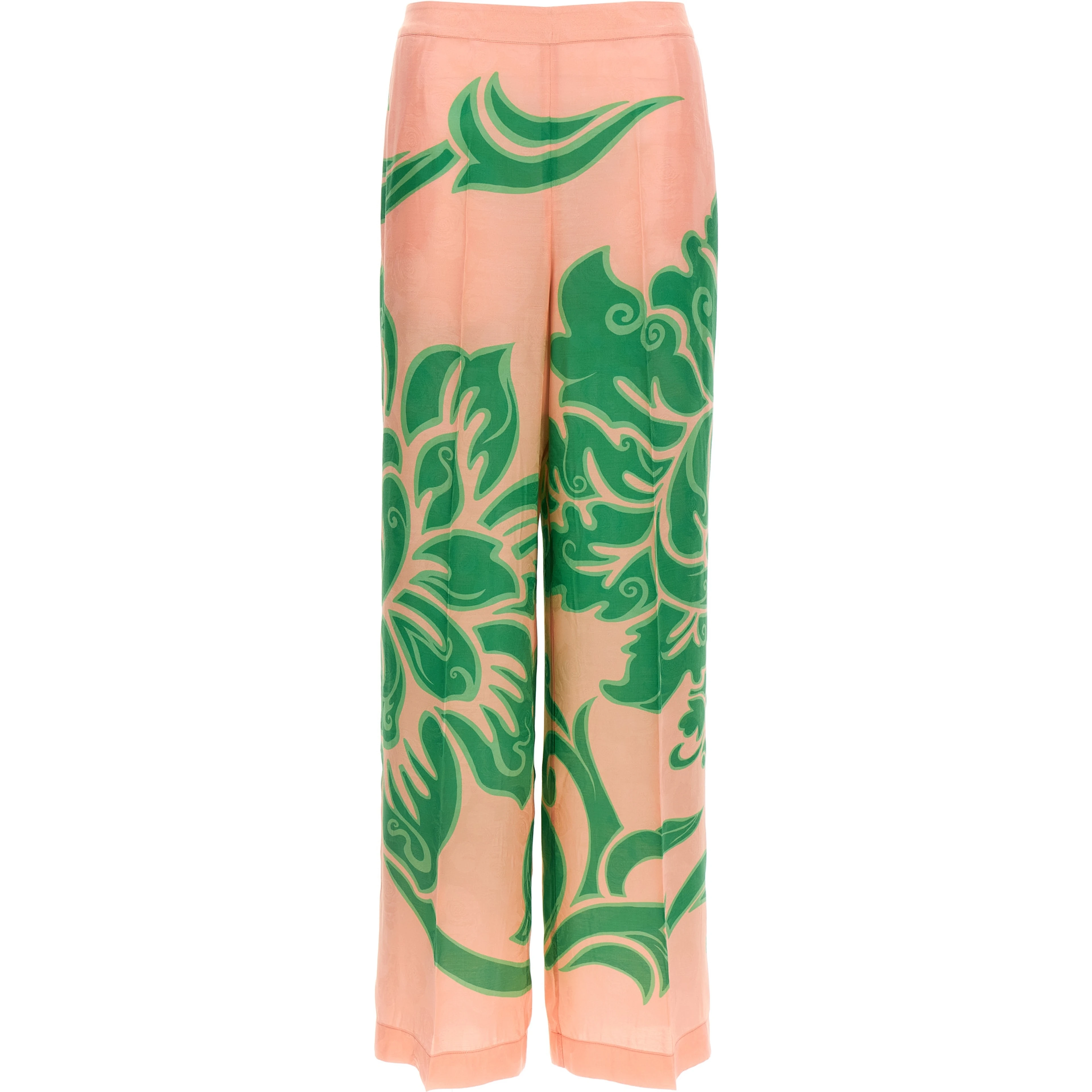 Multicolor Viscose Casual Pants