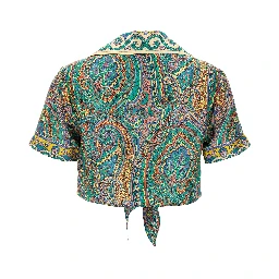 Multicolor Silk Pattern Shirt