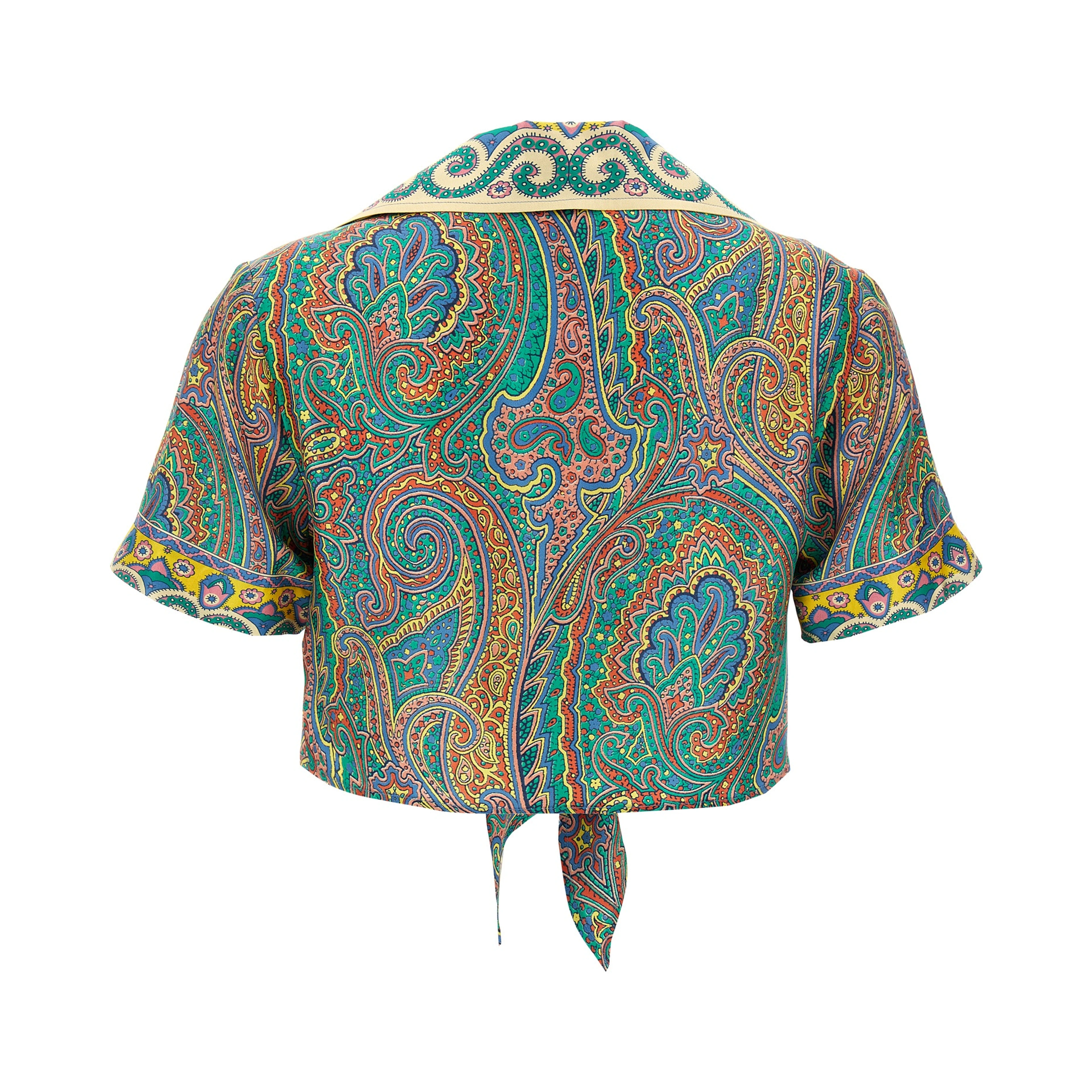 Multicolor Silk Pattern Shirt