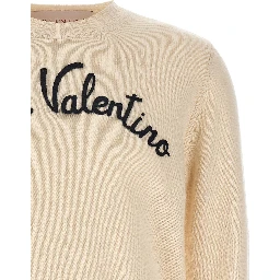 Beige Virgin Wool Cardigan