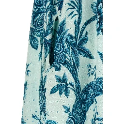 Multicolor Cotton Long Dress