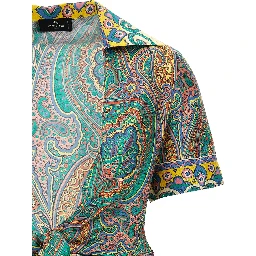 Multicolor Silk Pattern Shirt