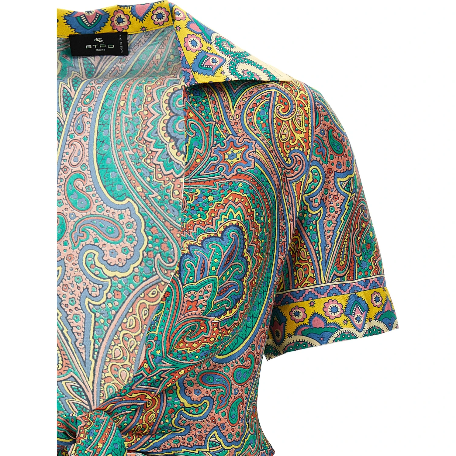 Multicolor Silk Pattern Shirt