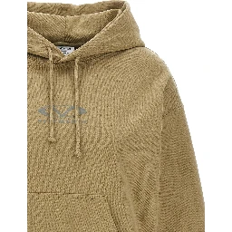 Beige Cotton Hoodie