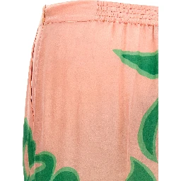 Multicolor Viscose Casual Pants