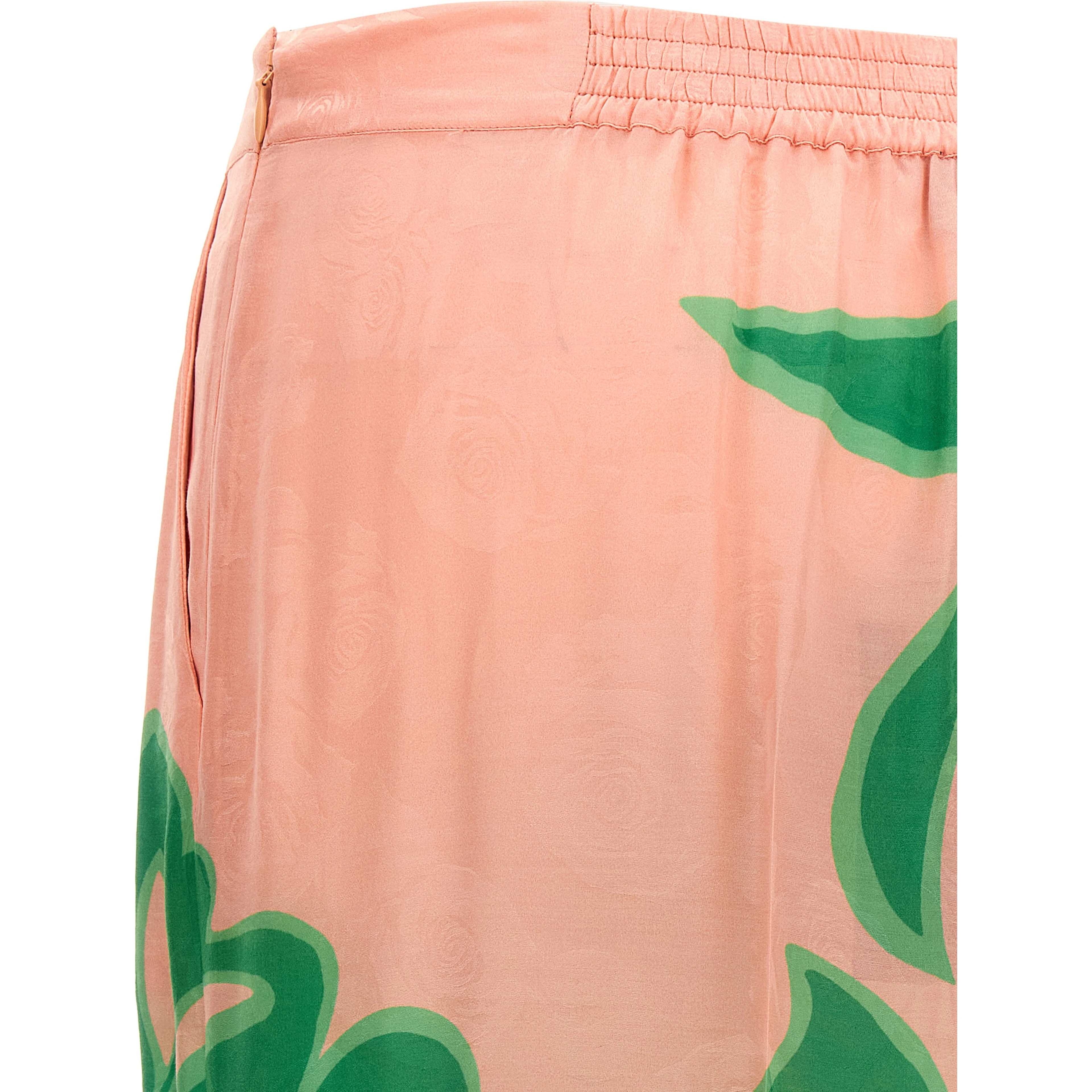 Multicolor Viscose Casual Pants