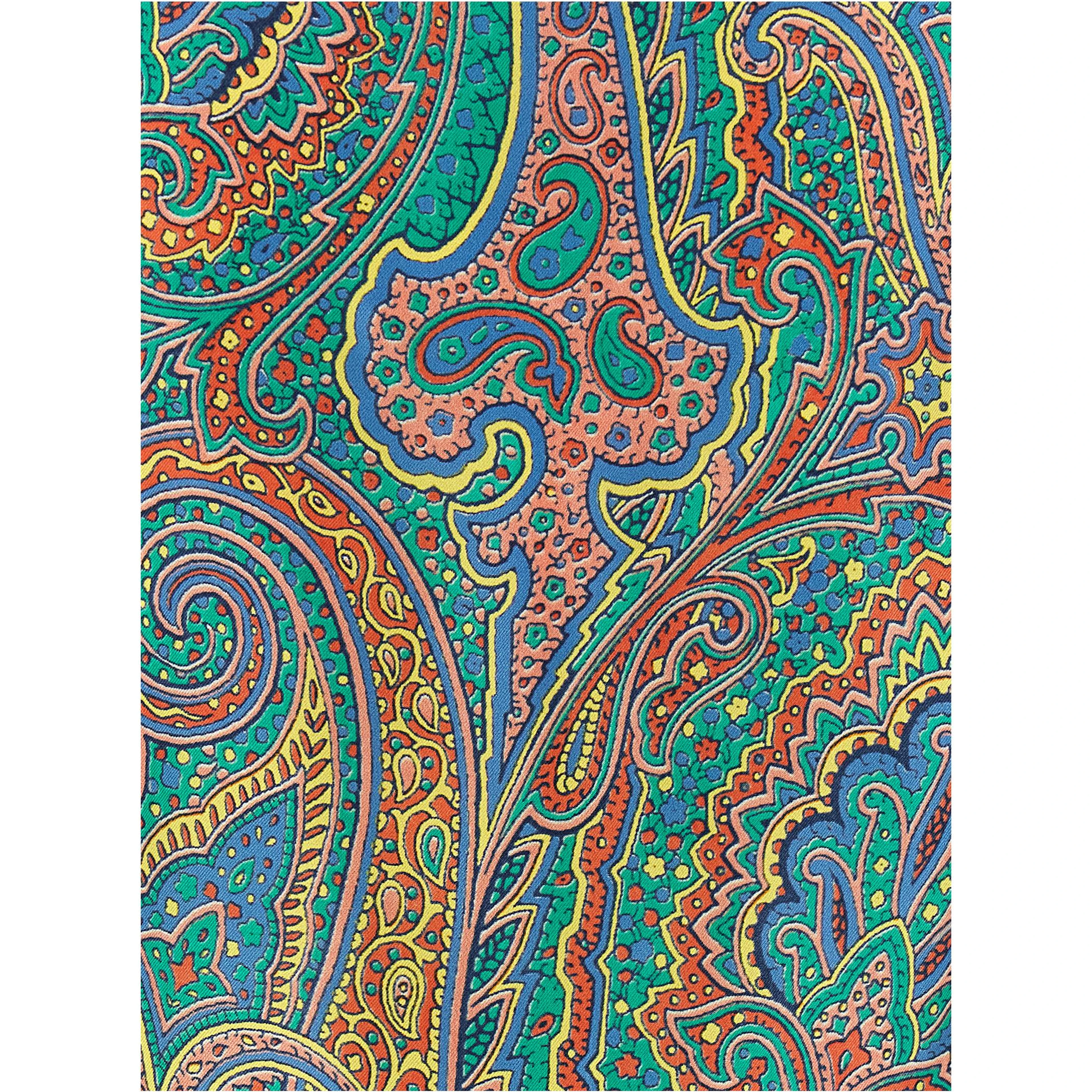 Multicolor Silk Pattern Shirt
