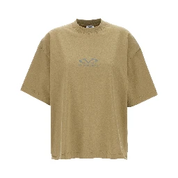 Beige Cotton T-Shirt
