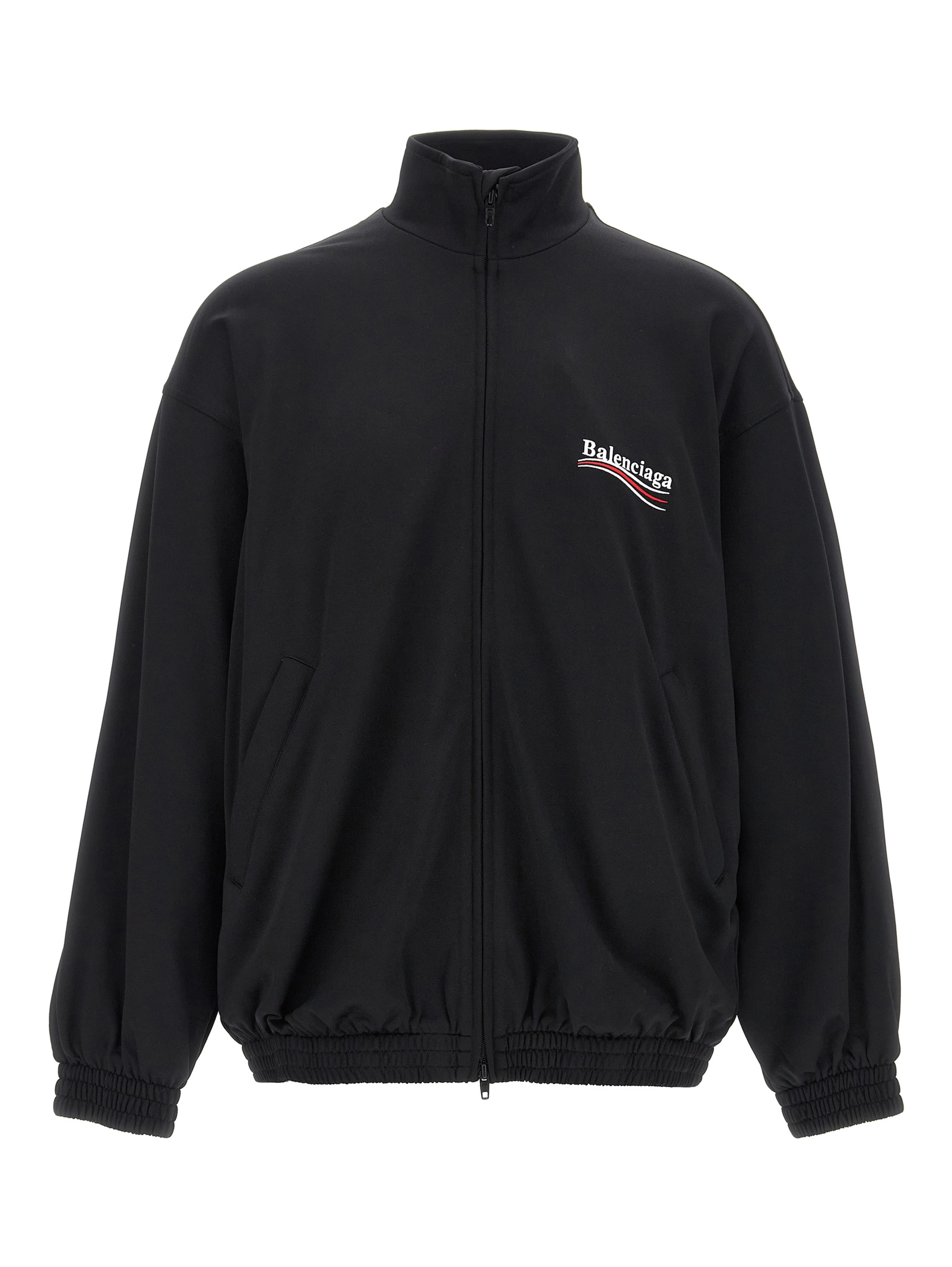 Black Polyamide Sweatshirt