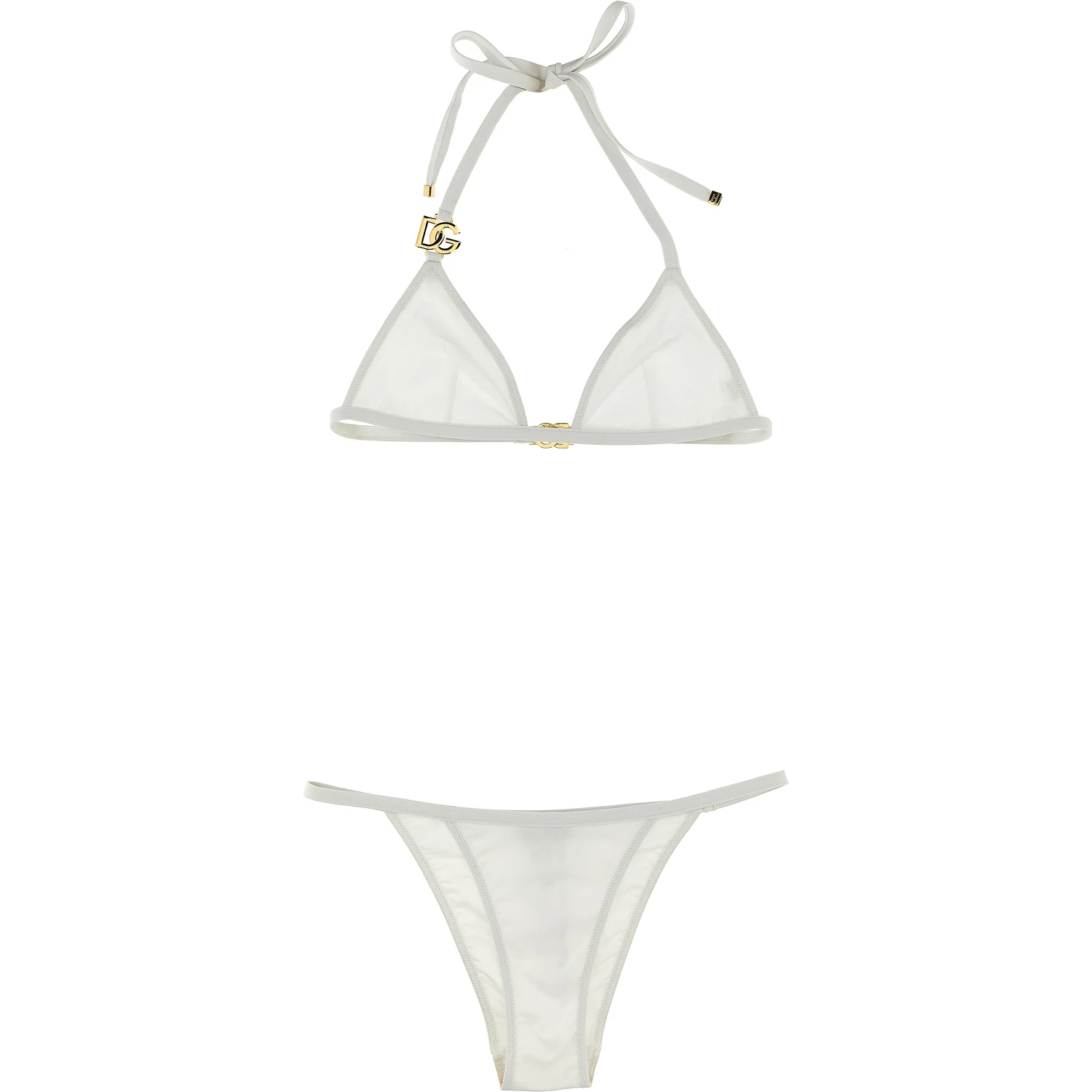 White Polyamide Bikini