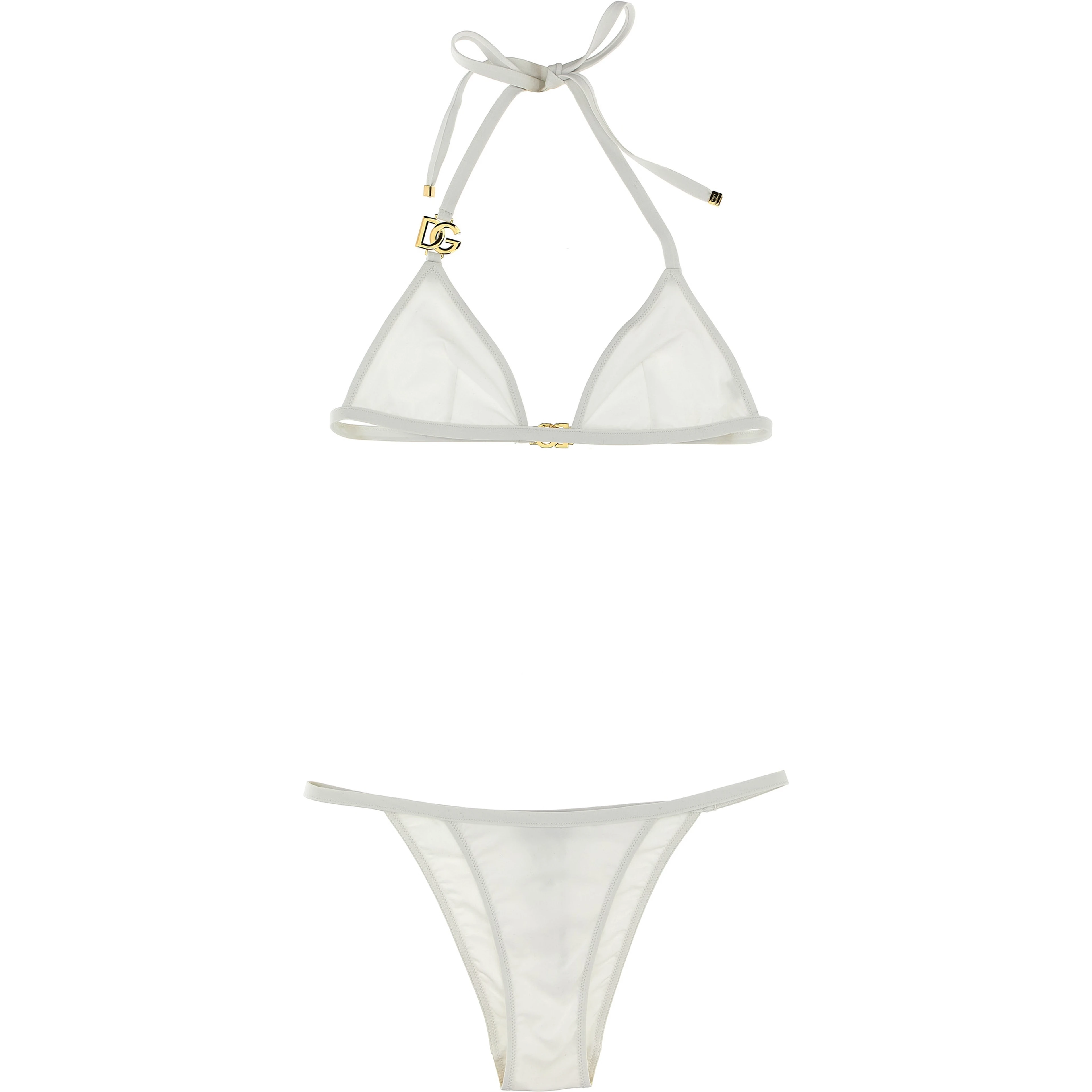 White Polyamide Bikini