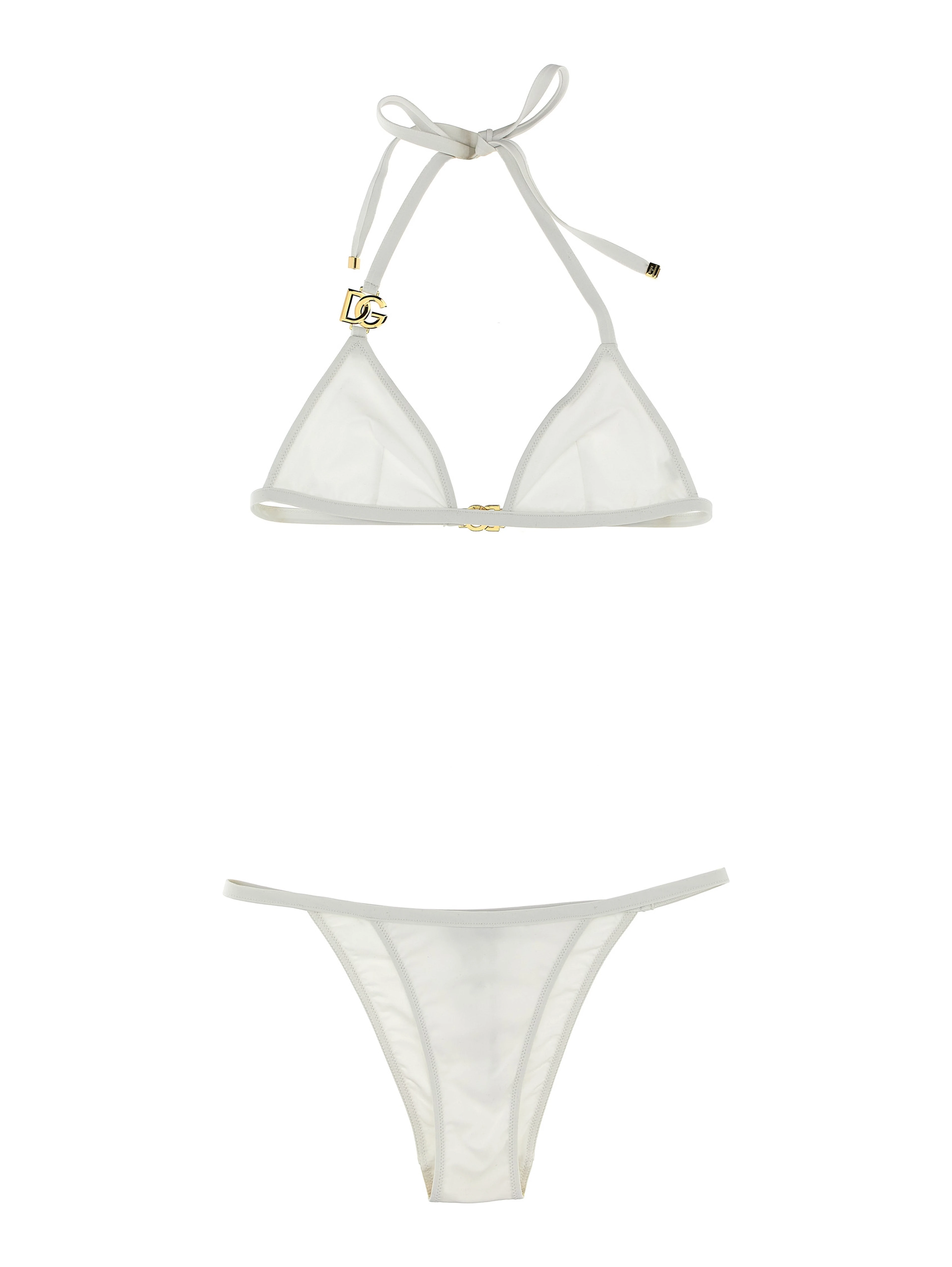 White Polyamide Bikini