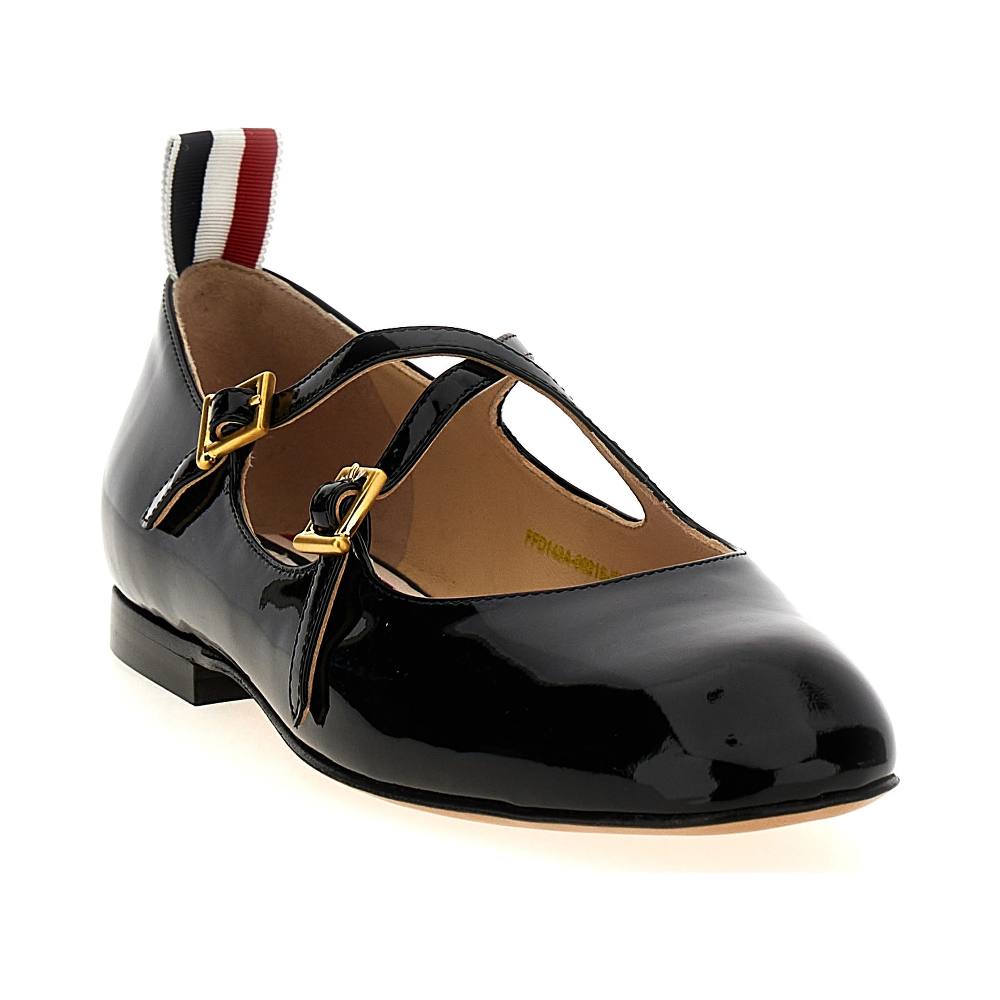 Black Lamb Leather Ballet Flats