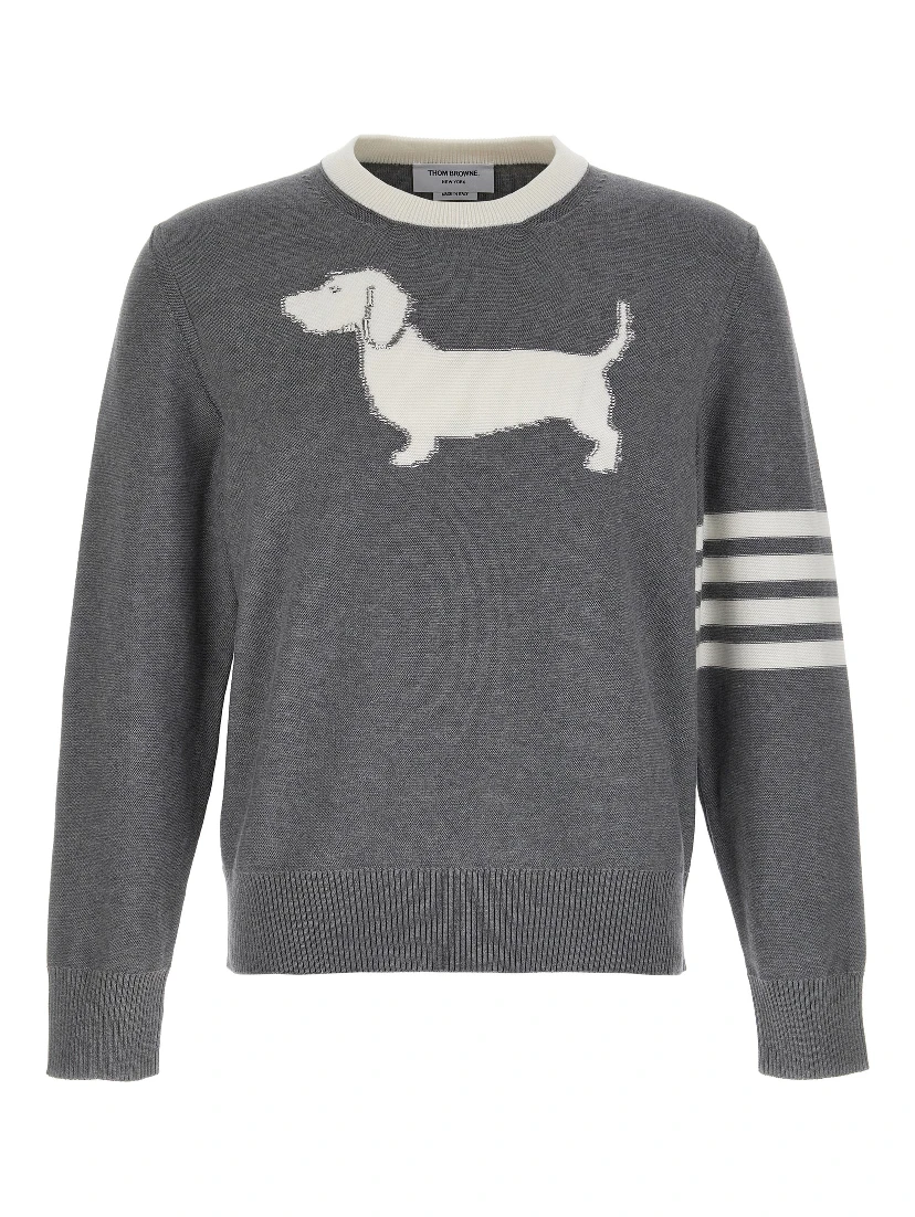 Gray Cotton Cardigan