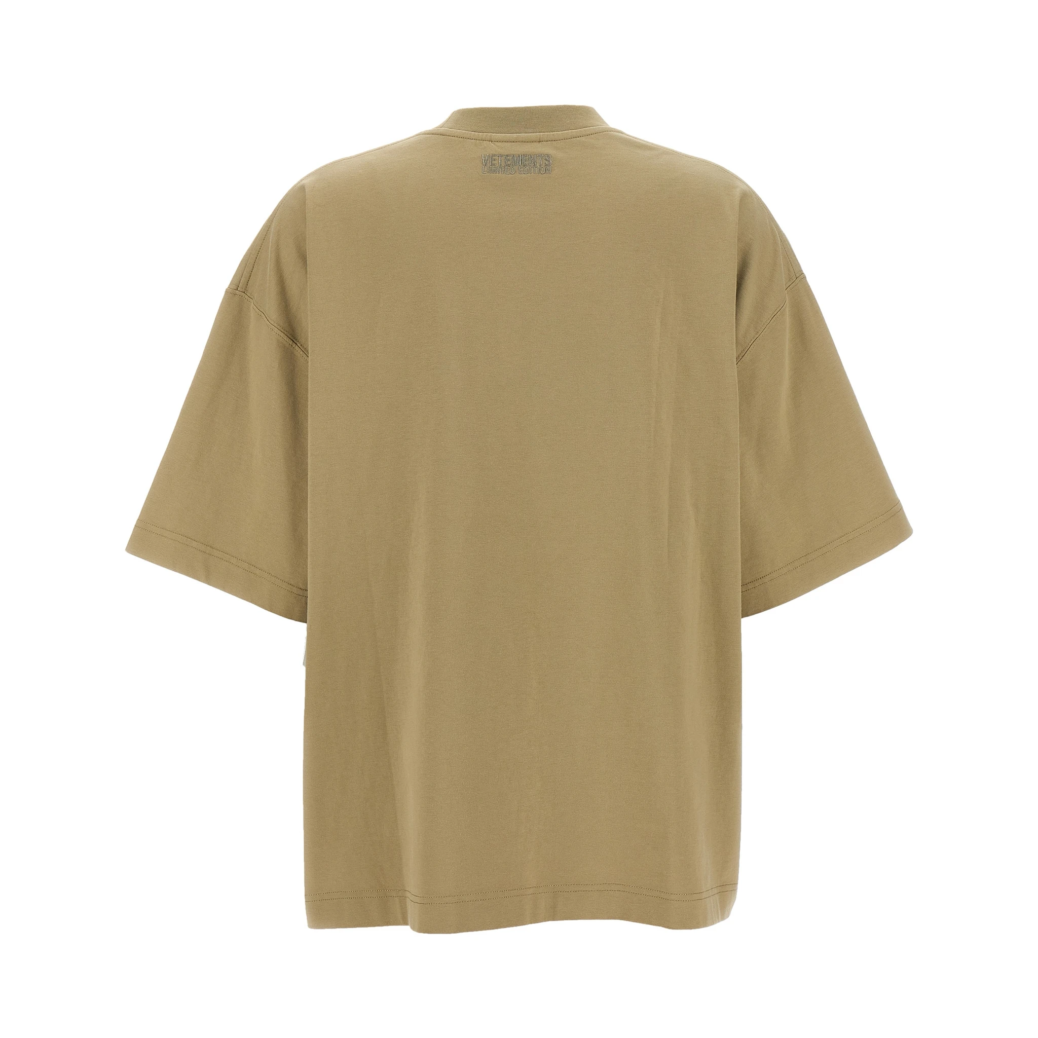 Beige Cotton T-Shirt