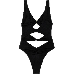 Black Polyamide One-Piece Swimsuit