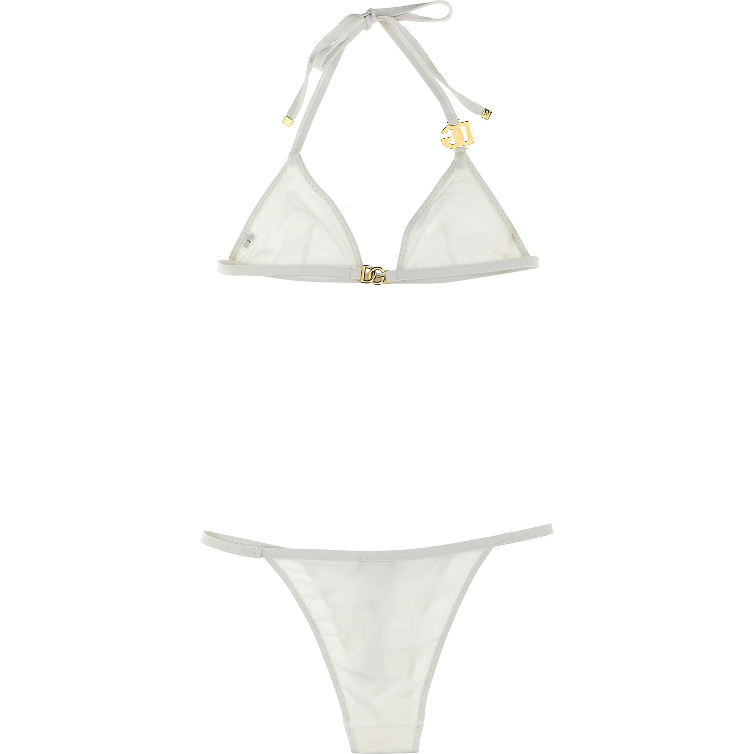 White Polyamide Bikini